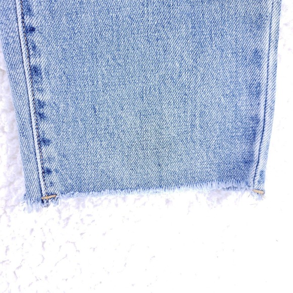 Urban Outfitters BDG Button Fly Jeans Womens Size 26 Slim Straight Raw Hem Pants - Picture 8 of 13
